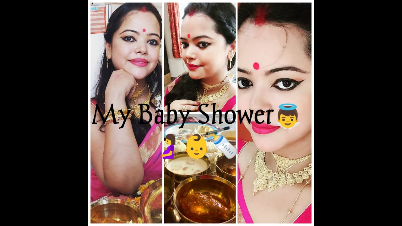 My Baby Shower Bengali Shaad er onusthan🍼👼👶🤰 YouTube