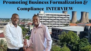 l MET WITH A ZIMBABWEAN ENTREPRENEUR TO PROMOTE BUSINESS/ ORG FORMALIZATION & COMPLIANCE | INTERVIEW