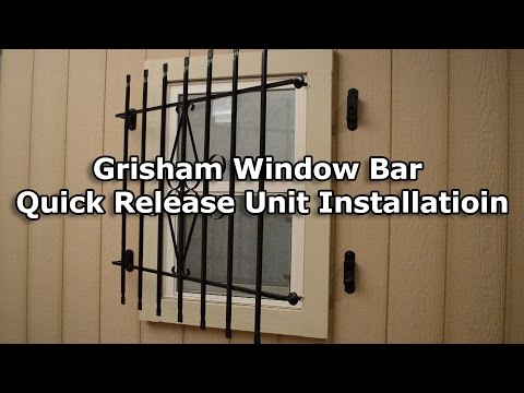 How To Install A Grisham Window Bar Quick Release Unit Youtube