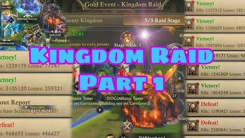 Kingdom Raid Part 1| King of Avalon
