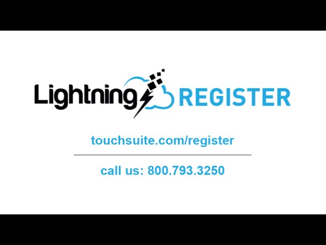 Touchsuite Lightning Register