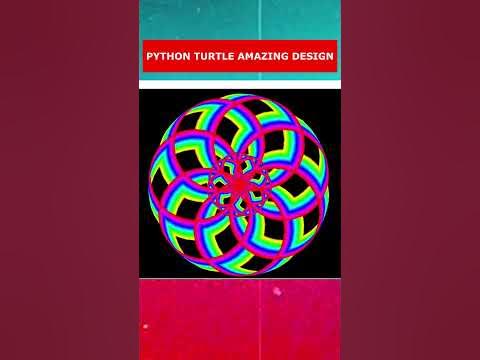Python Turtle Graphics Code-Amazing Nested Circles Shape Drawing. - YouTube