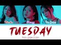 Minchu x changg x liu grace  tuesday colour coded lyrics vieteng