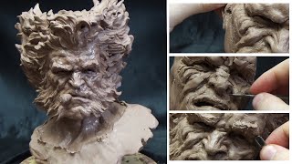 Sculpting Timelapse -Wolverine