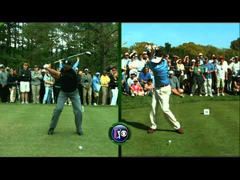 Golf Swings: Tiger Woods and Vijay Singh Slow Motion: 05/05/07