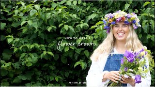 How to Make a Flower Crown (Glastonbury Vibes!) - Whistlefish Craft Guide| Whistlefish