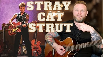 EASY Beginner GUITAR Lesson How to Play Stray Cat Strut