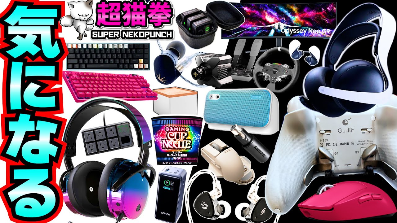 超猫拳の気になる周辺機器！大変です！ゲームガジェットの進化が止まり