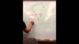 Physics 10/7/13 resolving vector components part 1