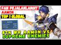 87% Win Rate Aamon VS Supreme Gusion Minsitthar &amp; Natan [ Top 1 Global Aamon ] fan pejalanlangit