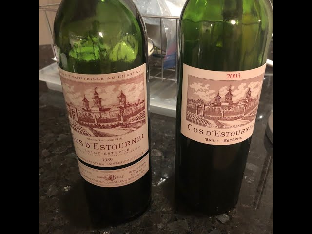 Wine Review of 1989 and 2003 Cos D'Estournel (Bordeaux Growth