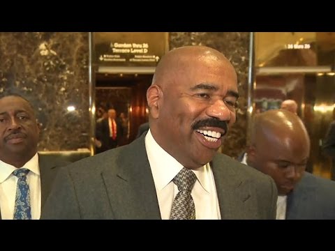 Steve Harvey on his meeting with Donald Trump