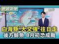 天氣/白海豚「大又強」往日走 後方鯨魚 8月初恐成颱｜TVBS新聞 @TVBSNEWS01