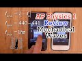 AP Physics 1  Mechanical Waves Review