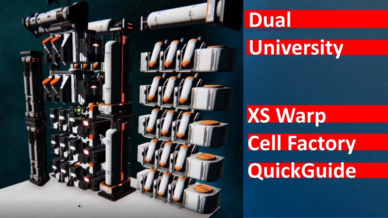 Dual University : XS Warp Cell Factory #Tutorial #Gameplay #Guide #Dual #University