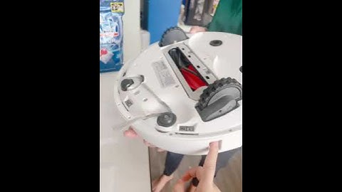 hướng dẫn vệ sinh mắt cảm biến robot roborock tự động giặt giẻ, tự động đổ rác  #anhsalem #roborock