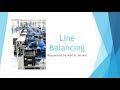 Beginning Engineers Line Balancing