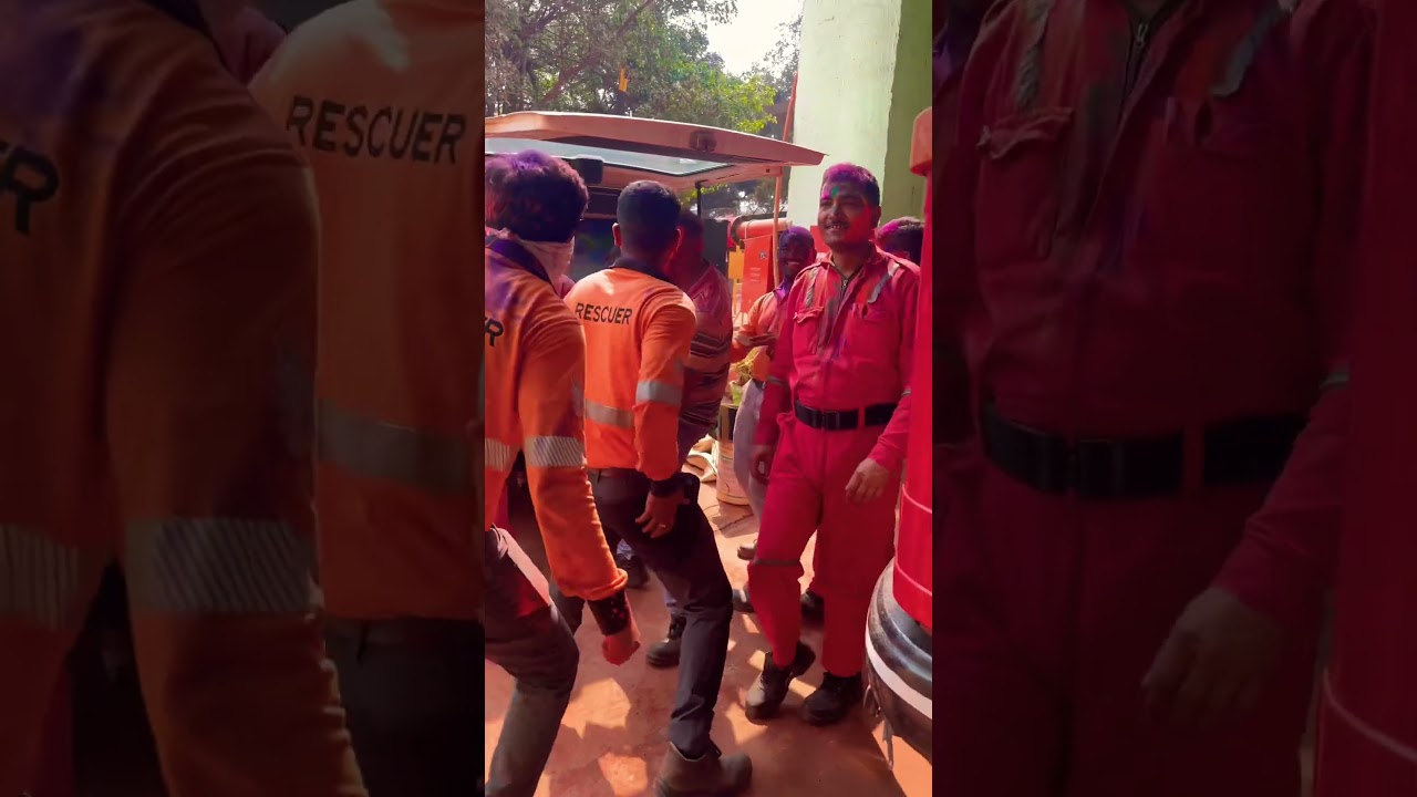 Holi dance 🔥| fire and safety department 🚒🧑‍🚒| Vedanta limited | 