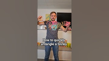 How to easily untangle a Slinky