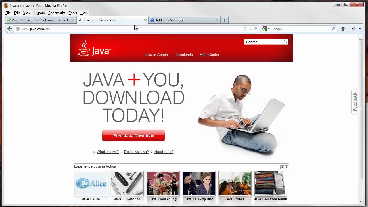 how to enable java in firefox 44