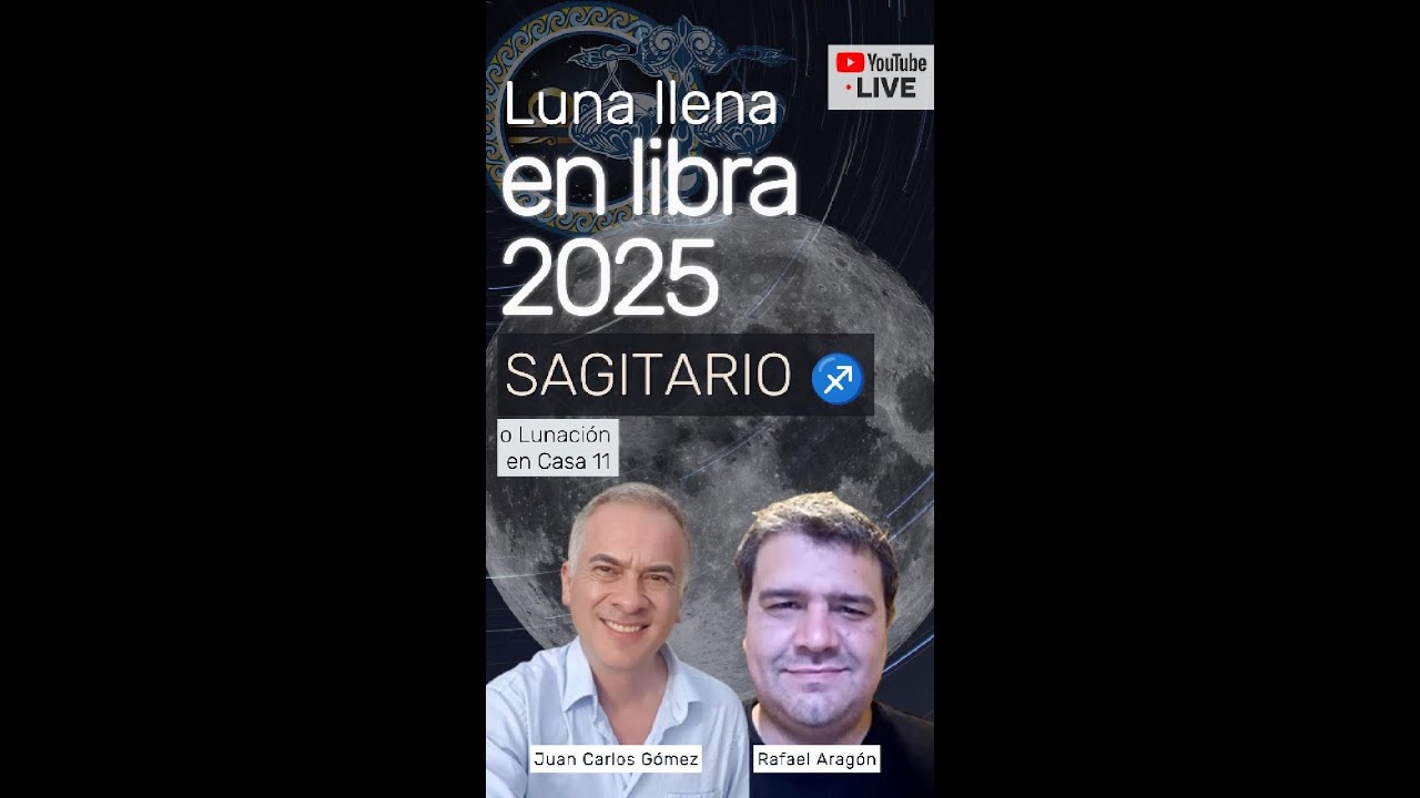 Luna llena en Libra para SAGITARIO ♐o Lunación en Casa 11 - YouTube