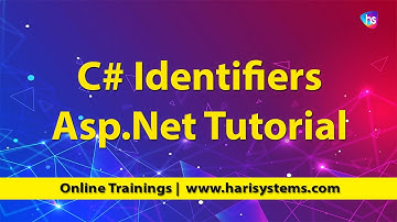 C# Basics | C# Identifiers | Free C# tutorial for beginners | Sekharmetla | Harisystems