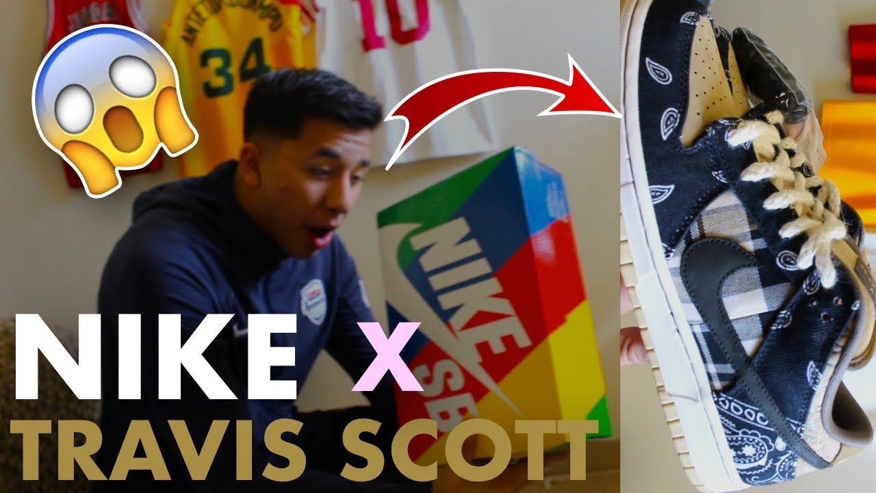 travis scott dunks unboxing