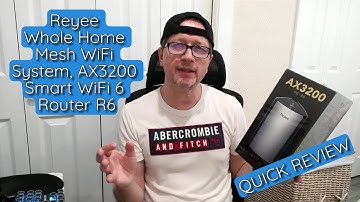 Reyee Whole Home Mesh WiFi System, AX3200 Smart WiFi 6 Router R6 Unboxing, Set-Up, Review