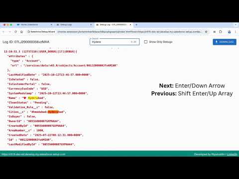 Salesforce Debug Wizard video preview 2