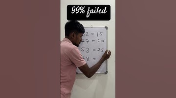 99% failed #sscreasoningpracticeset #logicpuzzle #mathematics #ssccgl #sscgd #rpfconstable #shrots