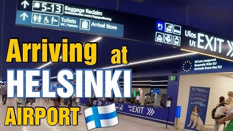 ✈️ Arriving at Helsinki Vantaa International Airport  Schengen Area Without Passport Finland 2025 🇫🇮