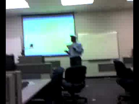 Mr Zikpi presenting in our class Part 1