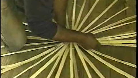 Split whiteoak basket making