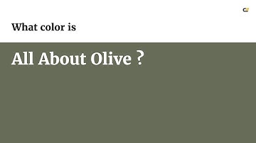 All About Olive color #676c58 hex color - Green color - Cool color 676c58