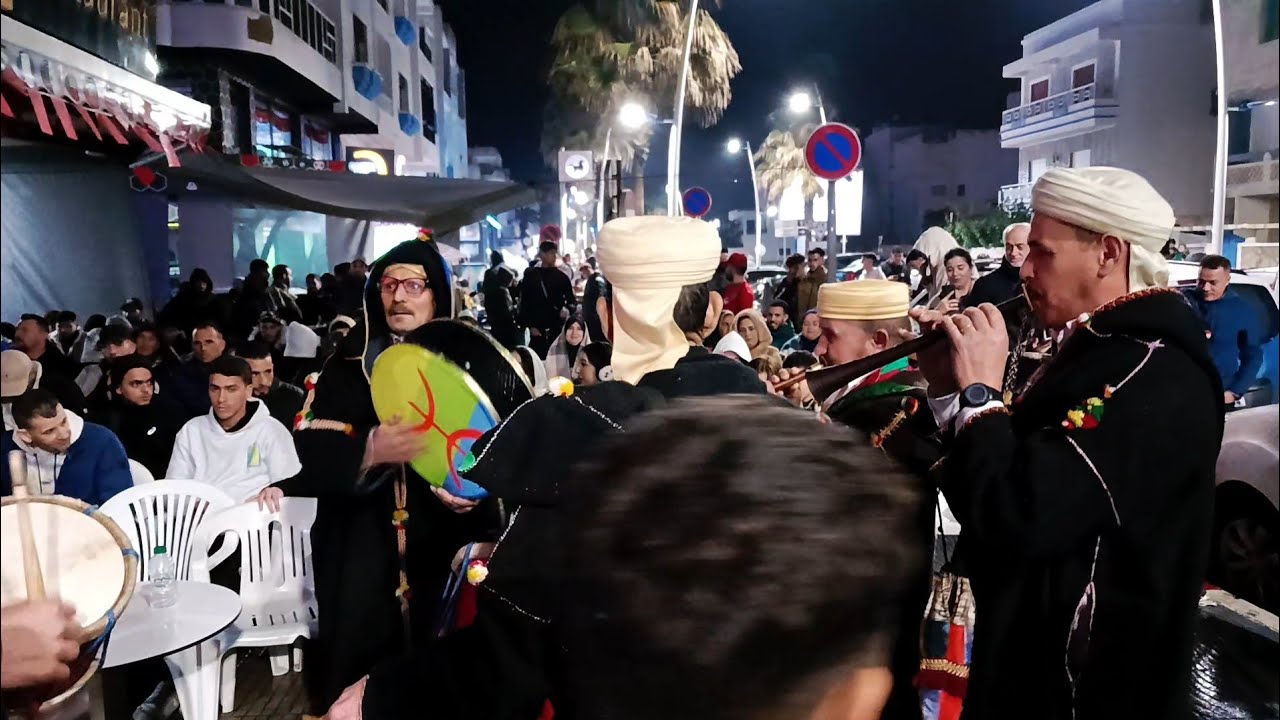  إحتفالات بالفوز المنتخب الوطني المغربي من مدينة مرتيل 