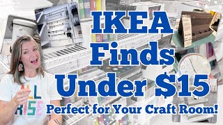 IKEA Finds Under $15 || Craft Room Finds