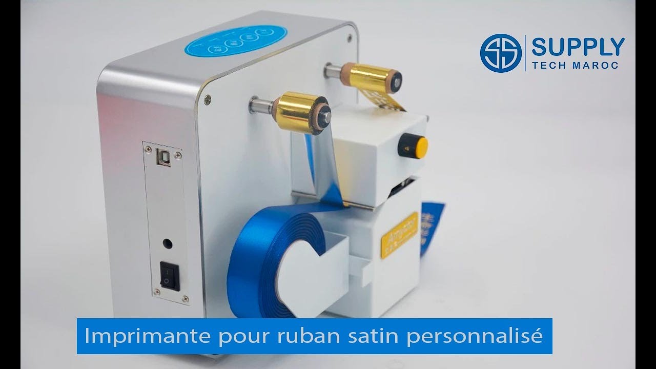 Machine d'impression numérique de ruban de satin Largeur d