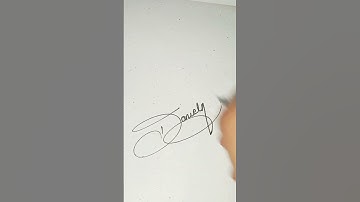 D letter signature style #your name signature #shorts #youtubeshorts