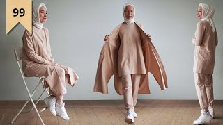 картинка: Шьём костюм из трикотажа: кардиган, туника, брюки / Bespoked.ru