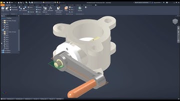Hướng dẫn lắp ráp và mô phỏng chuyển động Van lưu lượng Simulation Inventor Pro Part 2