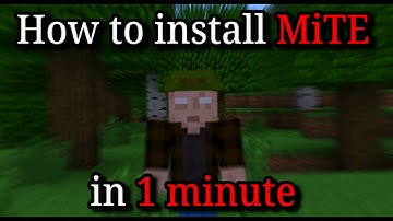 How to install MiTE in 1 minute [MultiMC/Prism]
