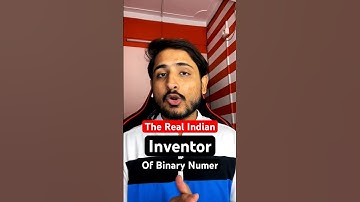 This Indian Actually Invented Binary Number System #shorts