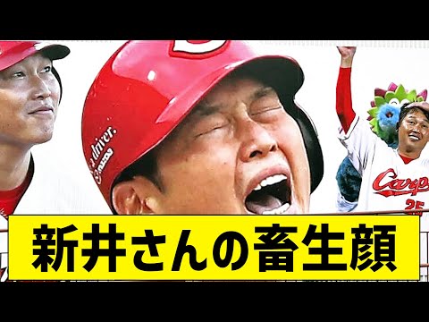 新井さんの畜生顔・・【５ｃｈ】【なんｊ反応】#新井監督#広島東洋カープ #プロ野球