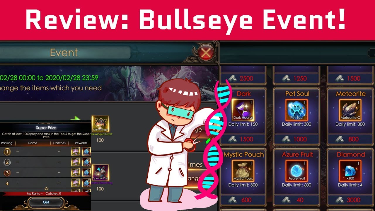 Review - Bullseyes Event and awesome Item Hunt - Legacy Of Discord - Apollyon