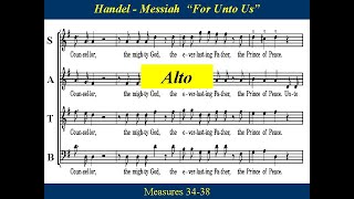 13 - Handel Messiah Part 1 - For Unto Us A Child Is Born - Alto