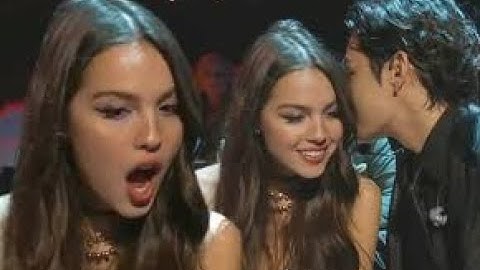 TAEHYUNG "BTS V" FLIRTING WITH OLIVIA RODRIGO‼️ THEY KISSED ⁉️#grammys #butter #award #army #crush