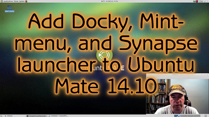 How to Install Docky, Mint-Menu and Synapse in Ubuntu Mate 14.10