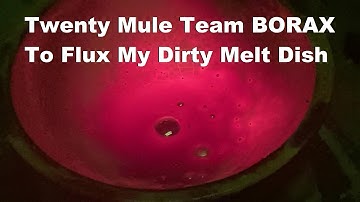 Using BORAX To Clean My Melt Dish