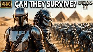 CAN PREDATORS AND MANDALORIANS SURVIVE ALIENS HORDE | UEBS2