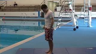 Using Your Legs for a Front Dive Pike